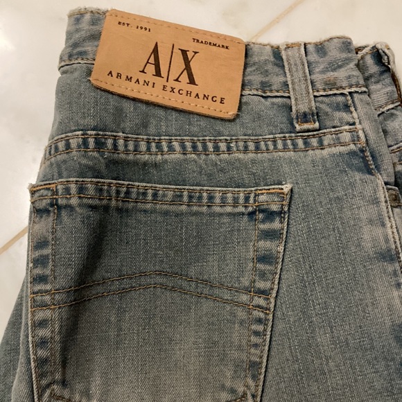 Armani Exchange light wash boot cut jeans - Picture 2 of 9